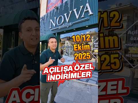 🎉Pursaklar Novva Mobilya Açılışa Özel İndirimlerle Sizleri Bekliyor