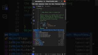Prevent an Object from addition / deletion of the properties in javascript #short #seal