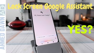 How to Use Google Assistant On Lock Screen | How to Use Google Assistant Without Unlocking Phone