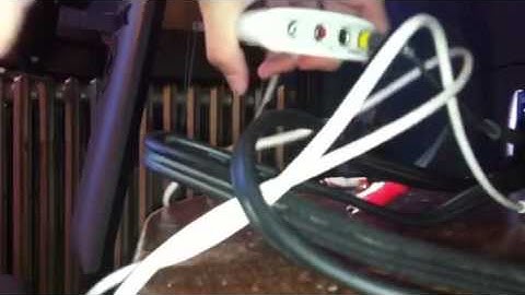 How to hook up a dazzle on and HDTV