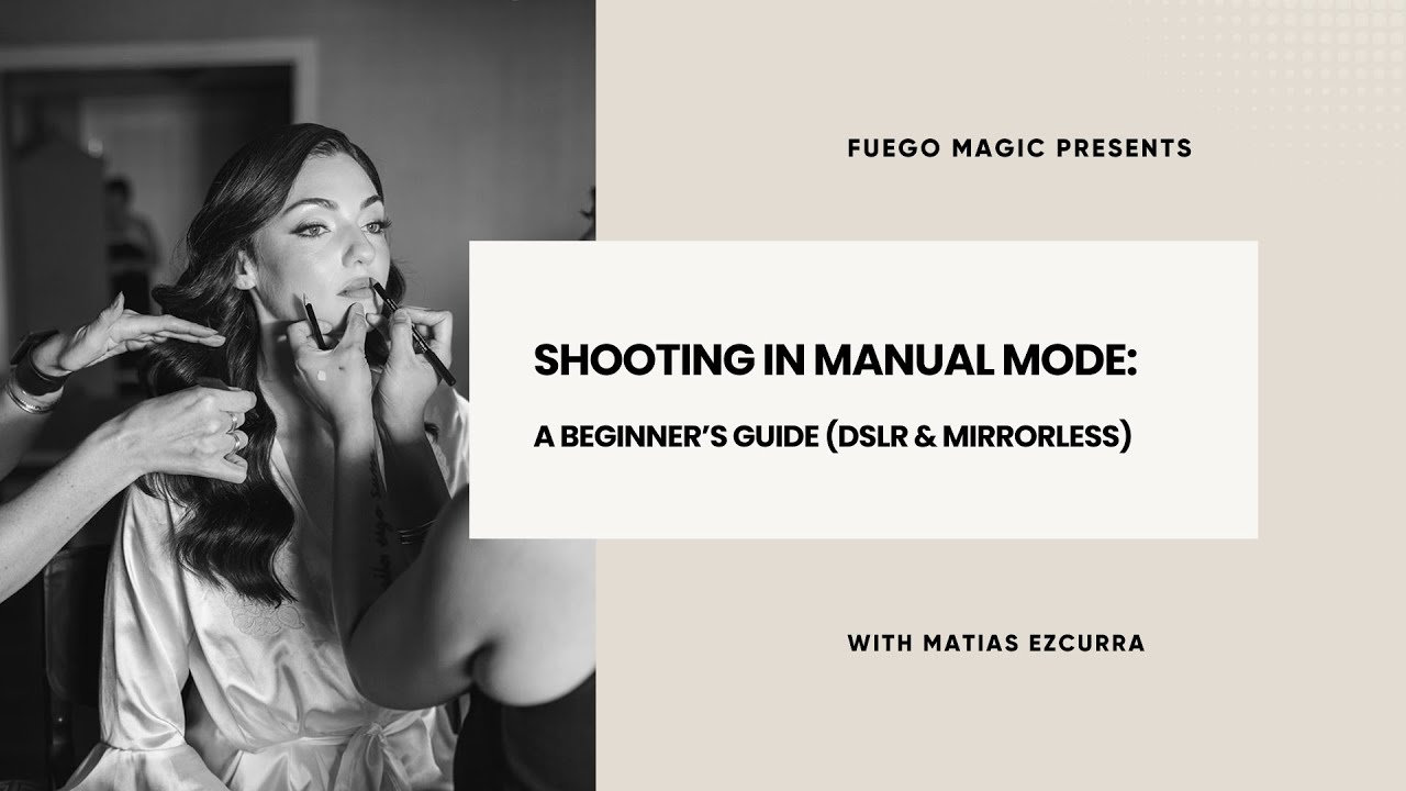 Съемка в ручном режиме для свадебных фотографов