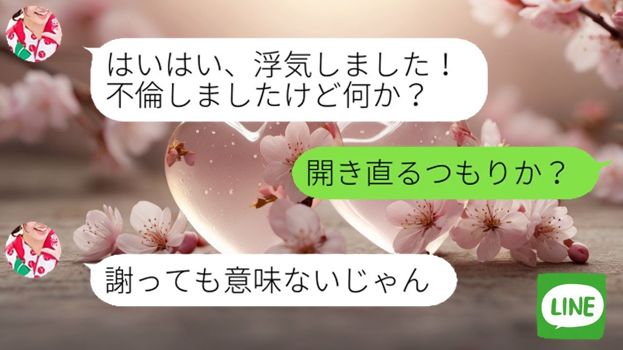 【LINE】浮気旅行中の嫁が彼氏も家族もすべて失った→真実を知った時の彼女の顔が…ｗ