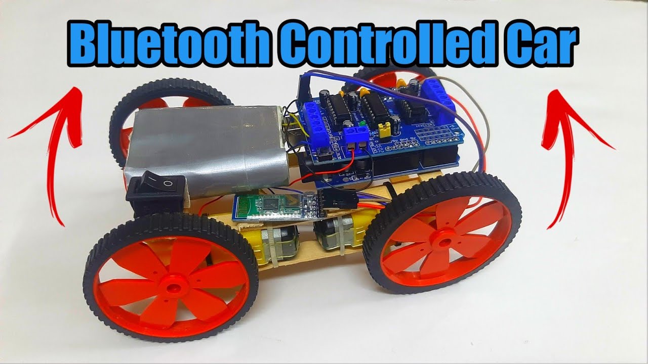 How to Make A Simple DIY Arduino Bluetooth Controlled Car At Home - YouTube