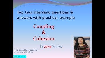 Coupling And Cohesion | Core Java Interview Question