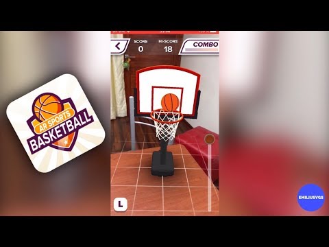 AR Sports Basketball - jugando Realidad Aumentada Smartphone