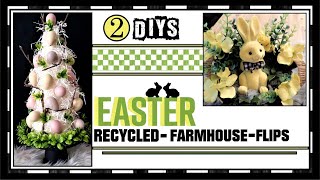 Farmhouse Easter/Spring Decor //  Thrifted Decor // Thrift Store Flip //