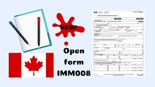 IMM008 - How to open IMM008 form. IMM008 - How to open IMM008 form.