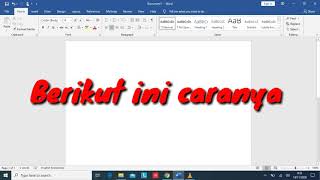 Cara menebalkan huruf,memiringkan huruf,garis bawah, dan mewarnai huruf di microsoft office word