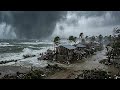 Typhoon Sinlaku chaos today..!! Typhoon Sinlaku strength into a super typhoon in Guam