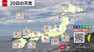 9月20日の天気