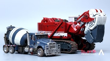 Transformers Movies: Devil Saviour DS02 Giant Axe Scavenger Troublemaker (Stop Motion)