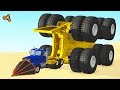 Beamng drive - Giants Machines Crushes Cars #3