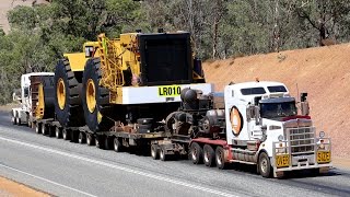 Heavy Haulage - Caterpillar 994H - 190 tonne load being moved