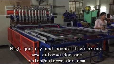 Video of Automatic Wire Mesh Welding Machine