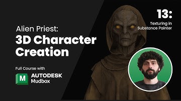 Alien Priest: 3D Character Creation – Part 13: Texturing in Substance Painter