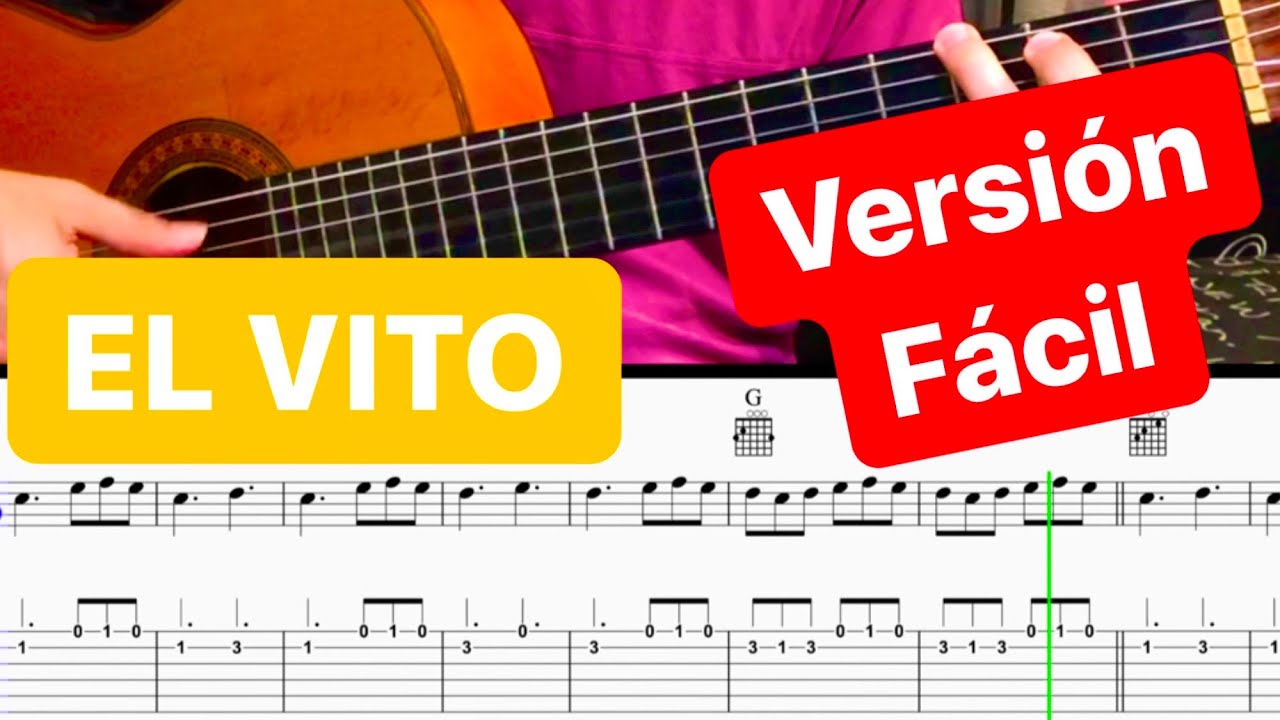 Tutorial de guitarra "EL VITO" (Paco de Lucía) | Guitar School