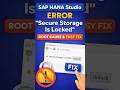 Secure Storage Is Locked in HANA Studio |Easy Fix#sap #saphana #sapcareer #saptraining #sapserver