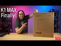 Creality k1 max unboxing setup and first print  finally