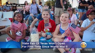 For the first time since wwii, state fair of texas will not open in
response to ongoing coronavirus pandemic. katie johnston reports.