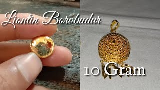 Liontin Borobudur emas LM