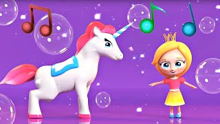 Una canción del Unicornio. Canciones infantiles. Dibujos animados de Sina y Lo.