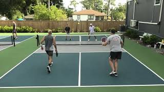 Pickleball 4.5+ Play!  Brian John Patrick Neil with player analysis