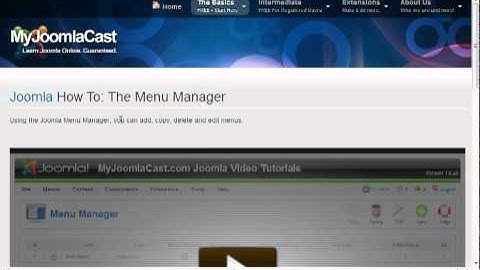 The NEW www.MyJoomlaCast.com Joomla 1.5 Training Video Website