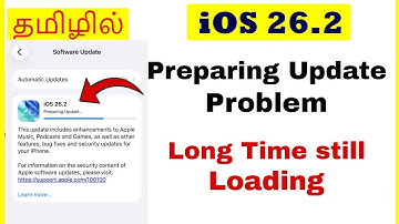 How to Fix More Time preparing update showing issue in iphone 26.2 | VividTech