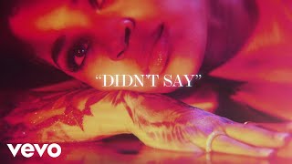 Ella Mai - Didn't Say feat. Latto (Official Lyric Video)