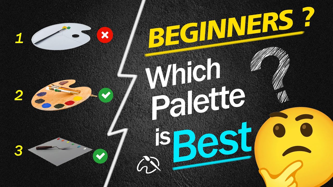 Which Oil Painting Palette is Best for Beginnners? | 3 Types Compared