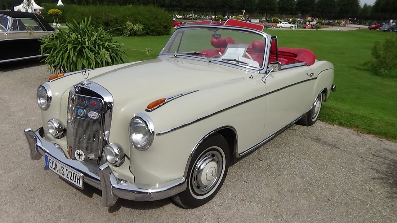 1958 Mercedes Benz 2 S Convertible Exterior And Interior Classic Gala Schwetzingen 16 Youtube