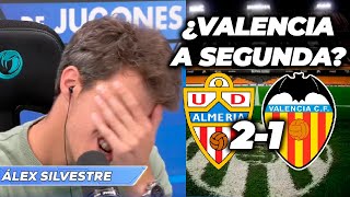 😢 ÁLEX SILVESTRE, al borde de las LÁGRIMAS... | Almería 2-1 Valencia | ChiringuitoLive