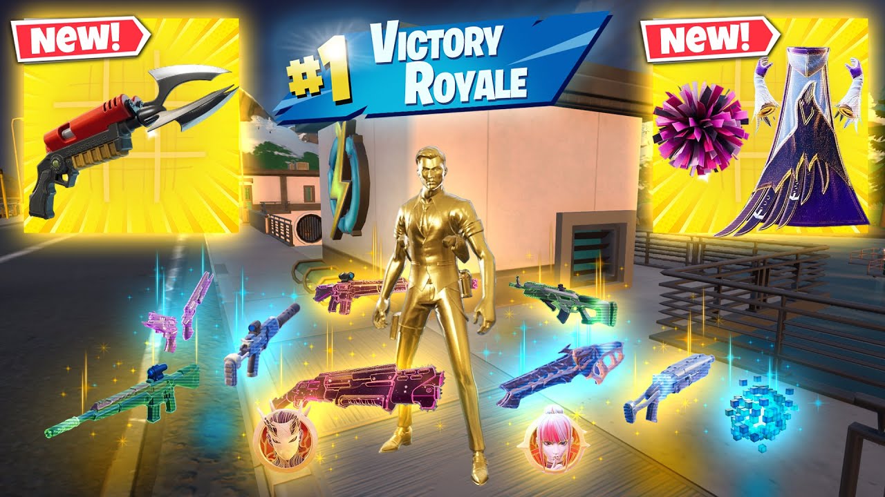 MIDAS + STORM BEAST POM POMS vs NEW MEDALLIONS & WEAPONS MYTHICS CHALLENGE (NEW FORTNITE CHAPTER 3)