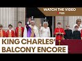 Watch: The King and Queen on the balcony of Buckingham Palace in full | 7NEWS