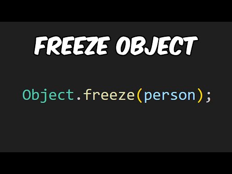 How to Freeze Objects in JavaScript