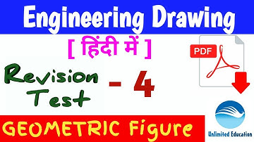 Geometric Figure in Hindi | Revision Test - 4 | Engineering Drawing in Hindi for RRB ALP CBT2