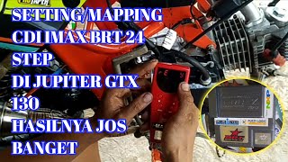SETTING/MAPPING CDI IMAX BRT 24 STEP DI JUPITER GTX 130