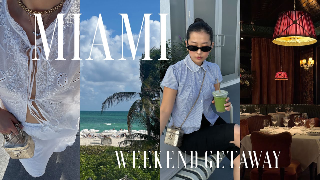MIAMI TRAVEL VLOG | weekend getaway, best places to eat, grwm & special announcement!