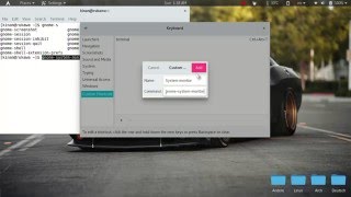 How to Create shortcut for gnome system monitor