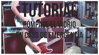 Allison - Como tocar "Rómpase el Vidrio en Caso de Emergencia" chords