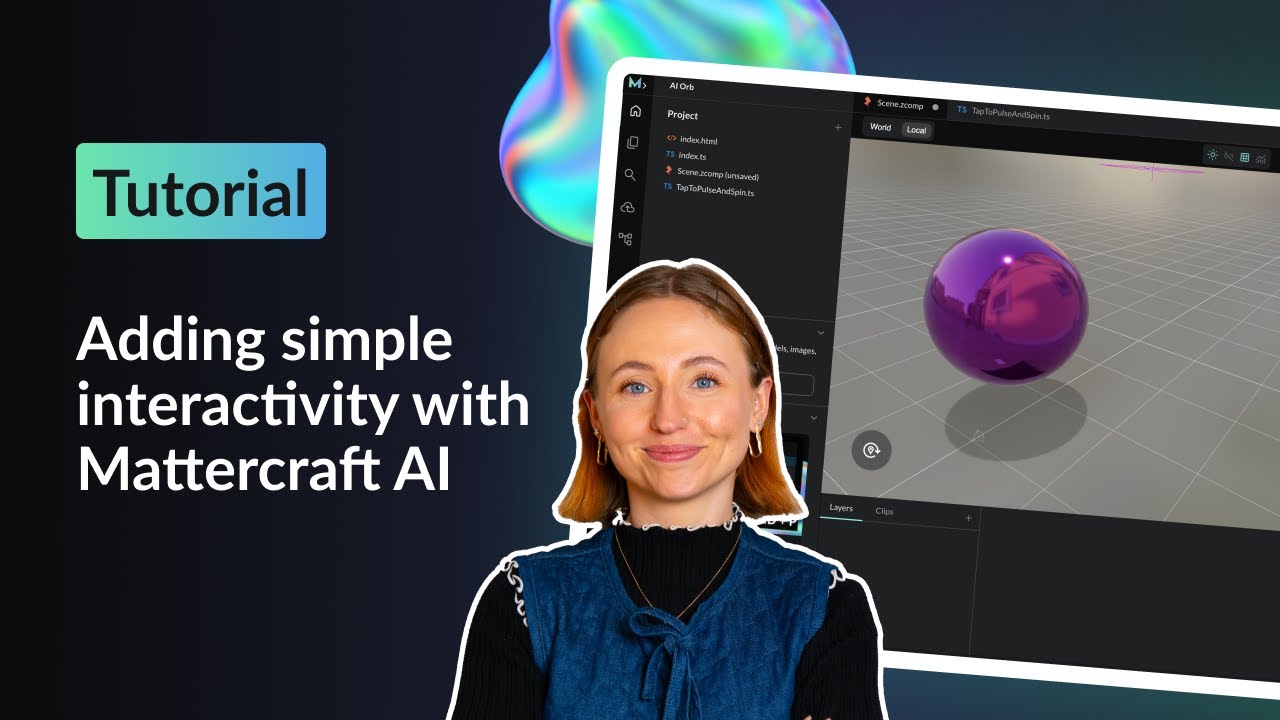 How to Add Interactivity to Your Projects With Mattercraft AI - YouTube