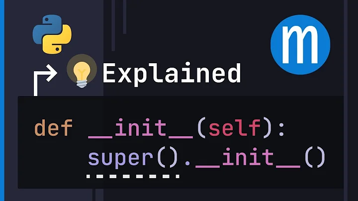 super, Python's most misunderstood feature.