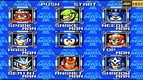 Mega Man 3 (NES) - Full Gameplay 4K (No Death)