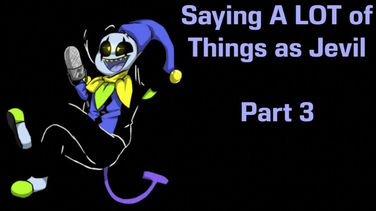 Saying A Lot Of Things By Jevil Reaction By Skyscott Reacts - ugly jevil roblox