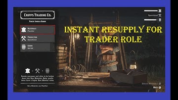 Instant Resupply For Trader RDO2