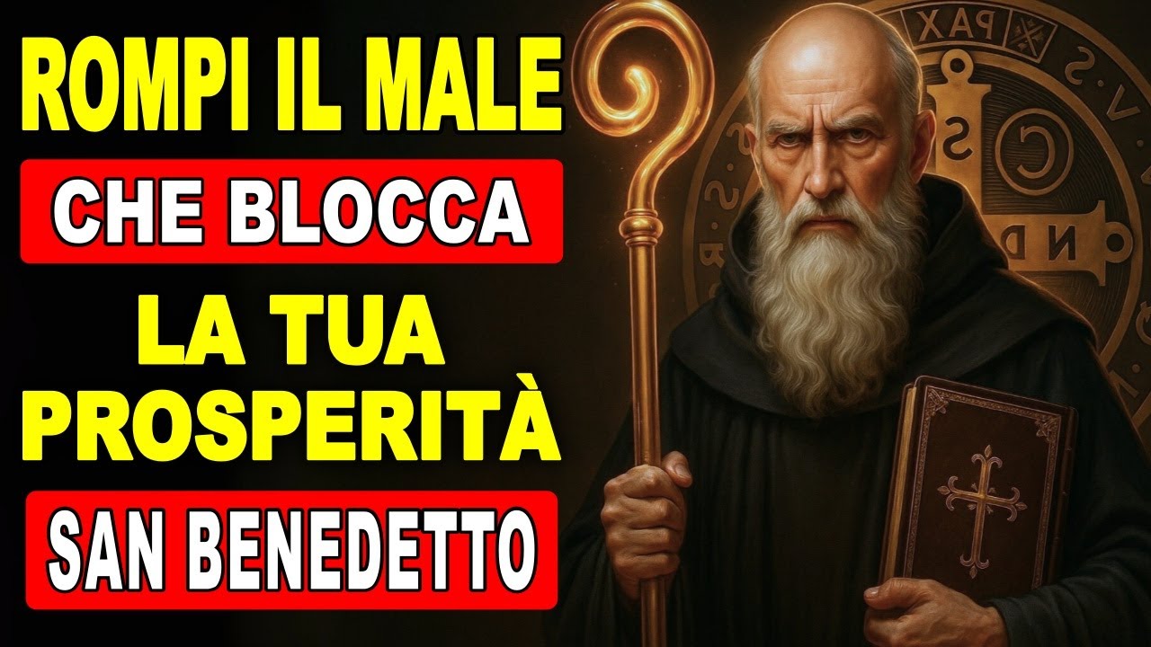 🔥 SAN BENEDETTO – PREGHIERA CONTRO IL MALE CHE BLOCCA LA TUA PROSPERITÀ! APRI ORA I TUOI CAMMINI!