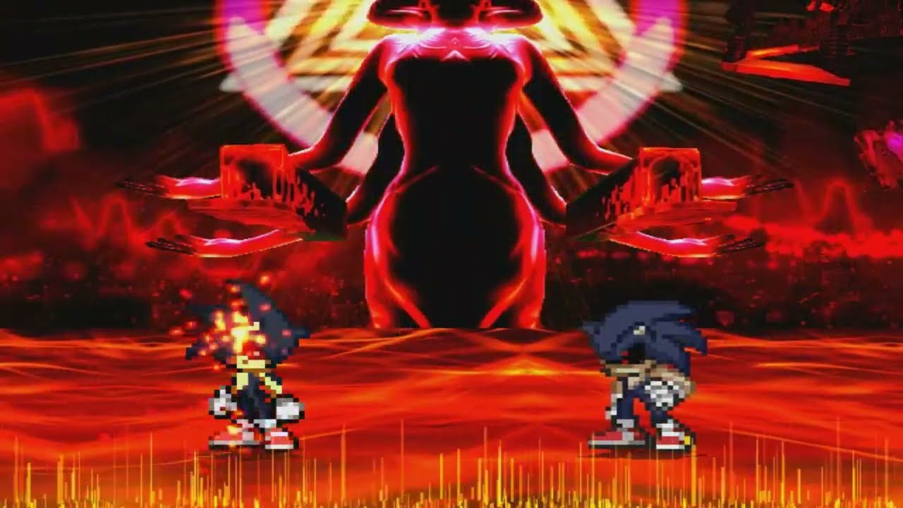 Mugen Incarnation Of Darkness - Demon Sonic vs. Exslayer