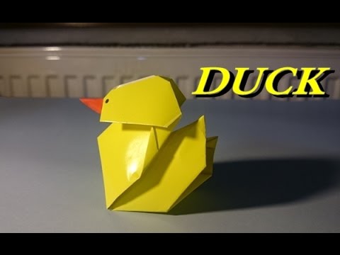 Kağıttan Ördek Yapımı / Origami Duck Easy