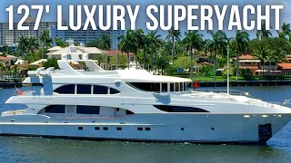 Inside a Luxury Tri-Deck SuperYacht | 127' IAG Super Yacht Tour