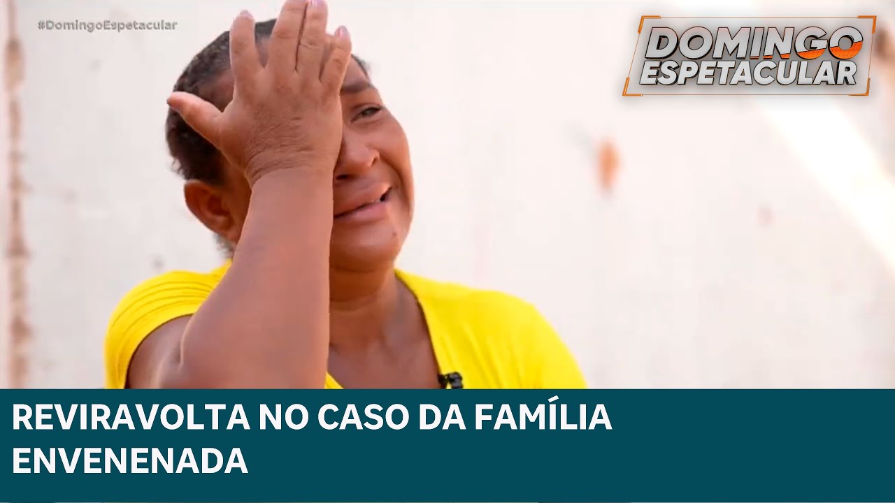 Reviravolta no caso: Mulher é presa por envenenar filhos e netos | DOMINGO ESPETACULAR